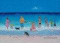 Vacances amusantes sur la plage Impressionnisme enfant